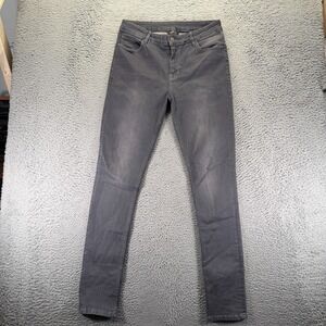 Asos Jeans Men's 34x34 Gray Cotton Denim Skinny Faded Travel Workwear Stretch‎